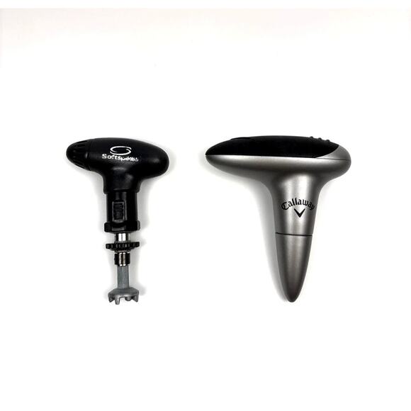 Vintage FootJoy golf shoes Size 8.5 wide With Callaway Carry Bag and Tools - Picture 8 of 9